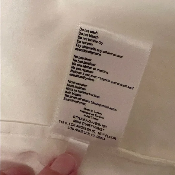 Anine Bing Mika Shirt - White - Picture 9 of 9